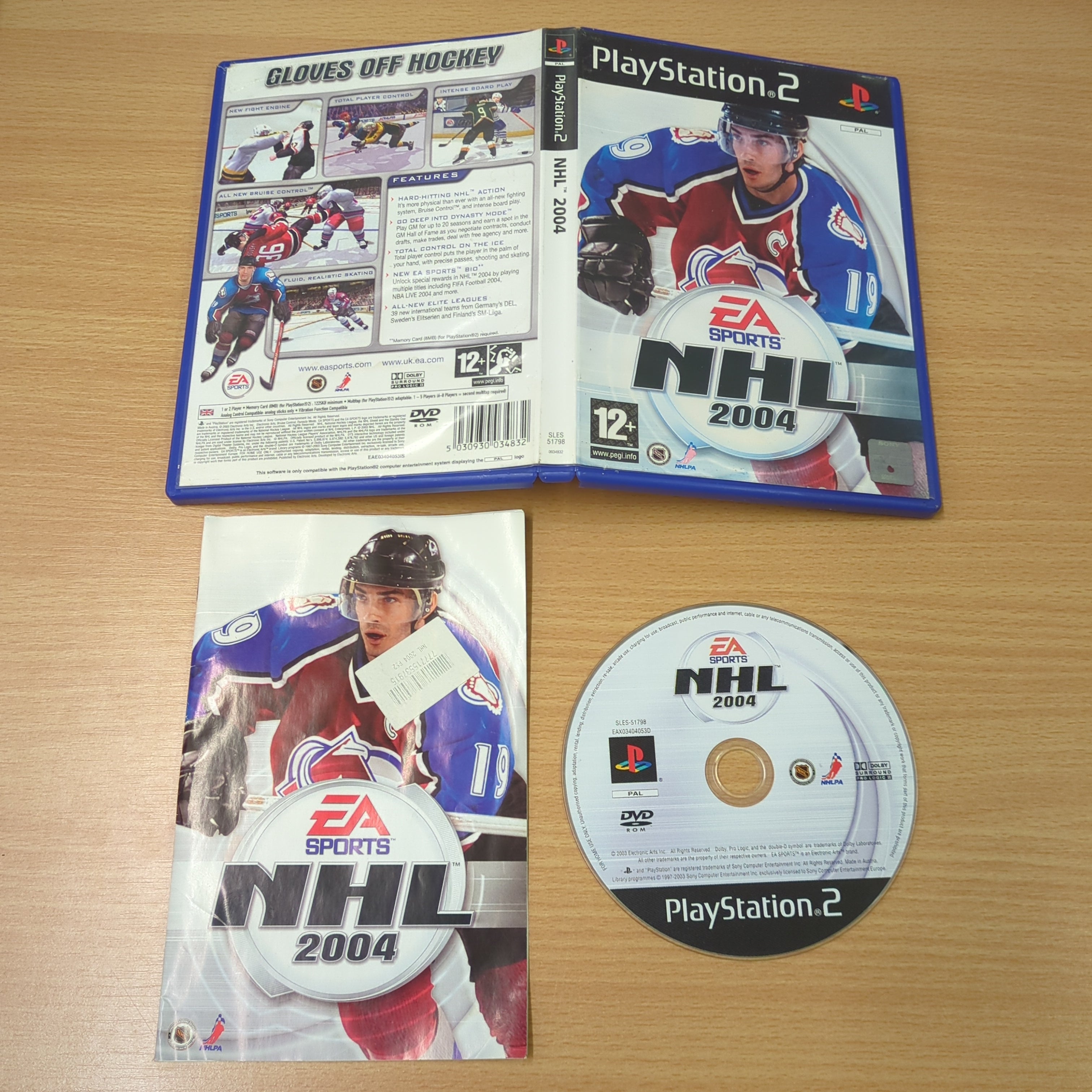 NHL 2004 Sony PS2 game NHL 2004 Sony PS2 game